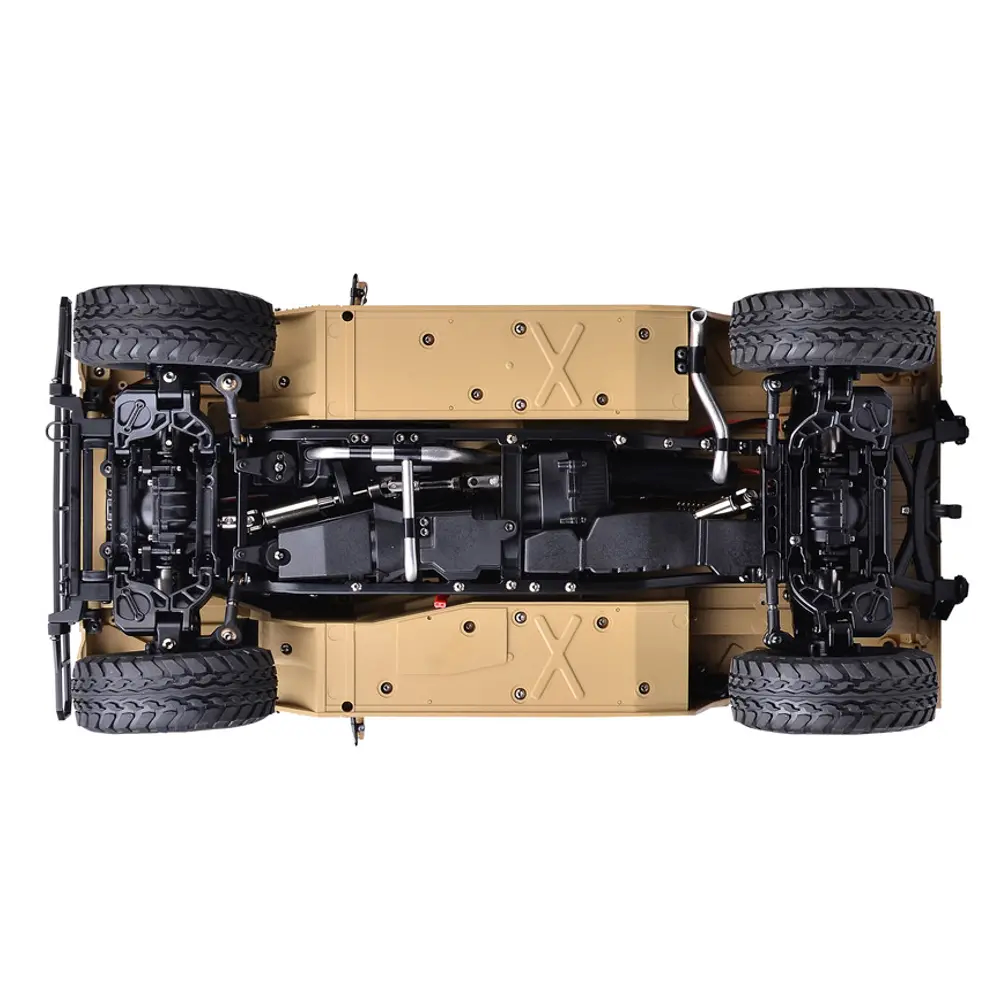 HG P408 4WD RC Car U.S Hummer 1/10 2.4G Military Vehicle Truck Toys Gifts