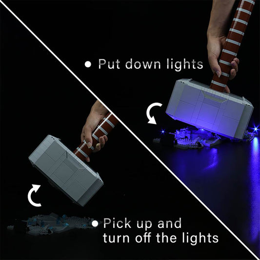 Kit de iluminación LEGO Thor's Hammer n.° 76209