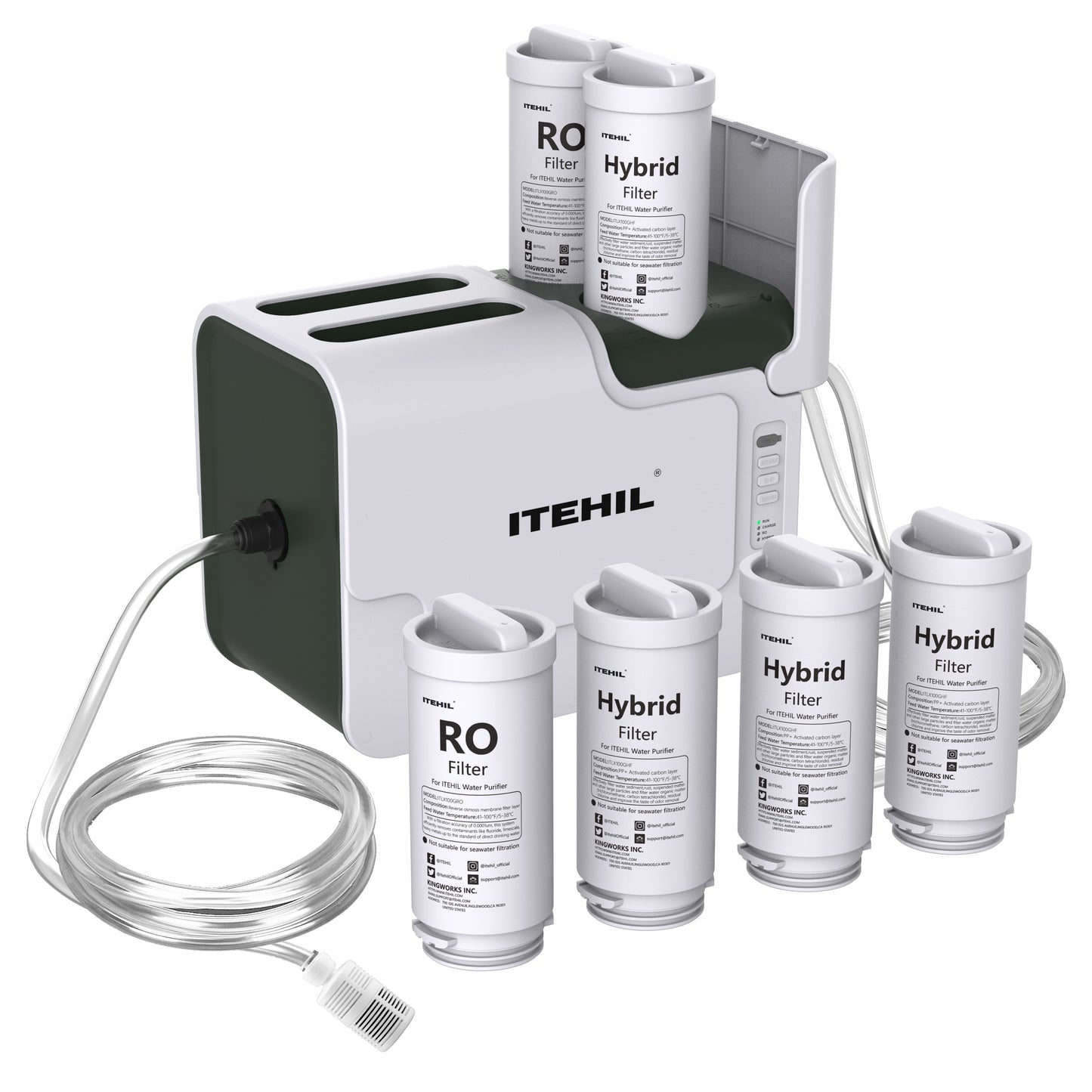 ITEHIL Portable RO Water Filtration System