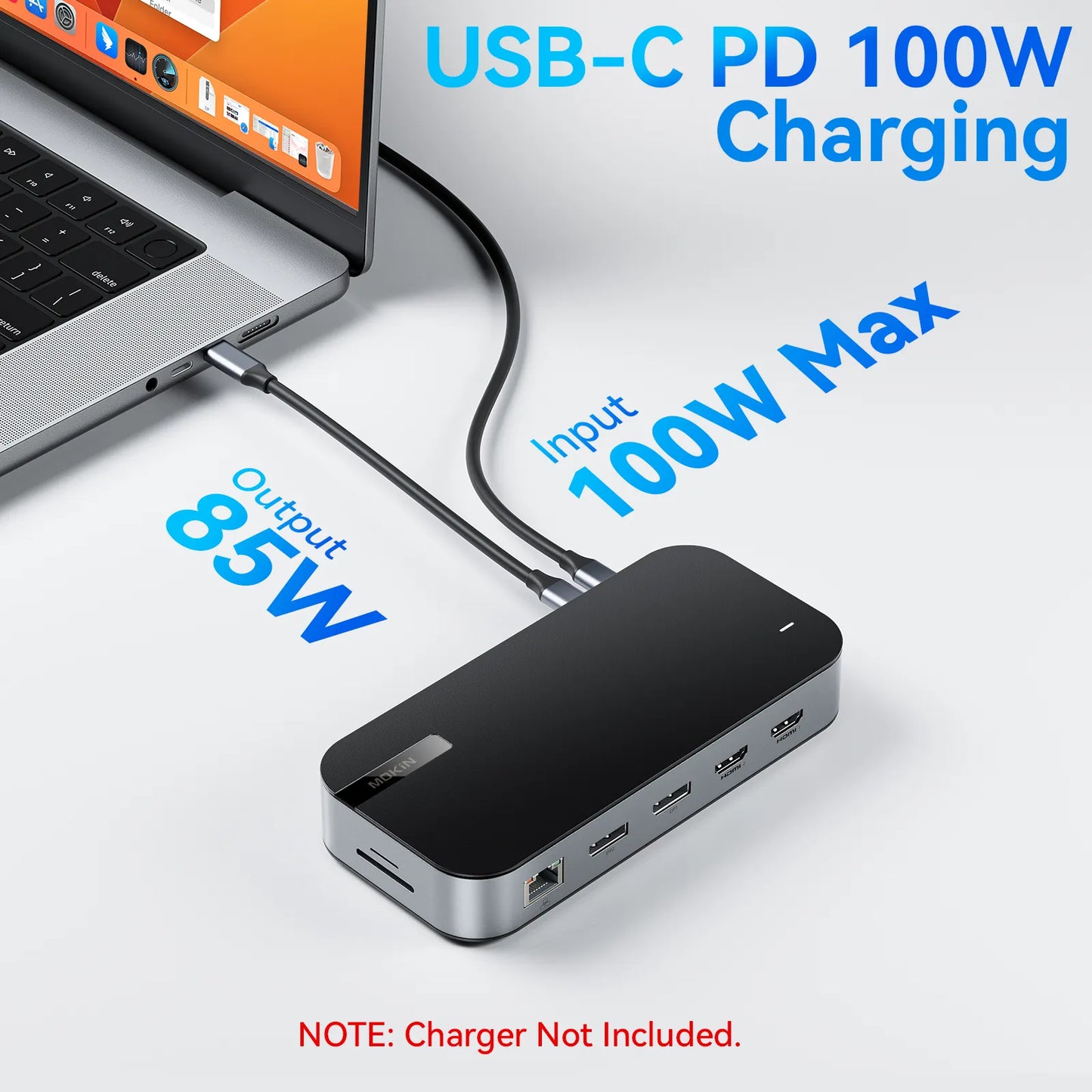 MOKiN 16 IN 1 USB-C Docking Station With 8K@60Hz