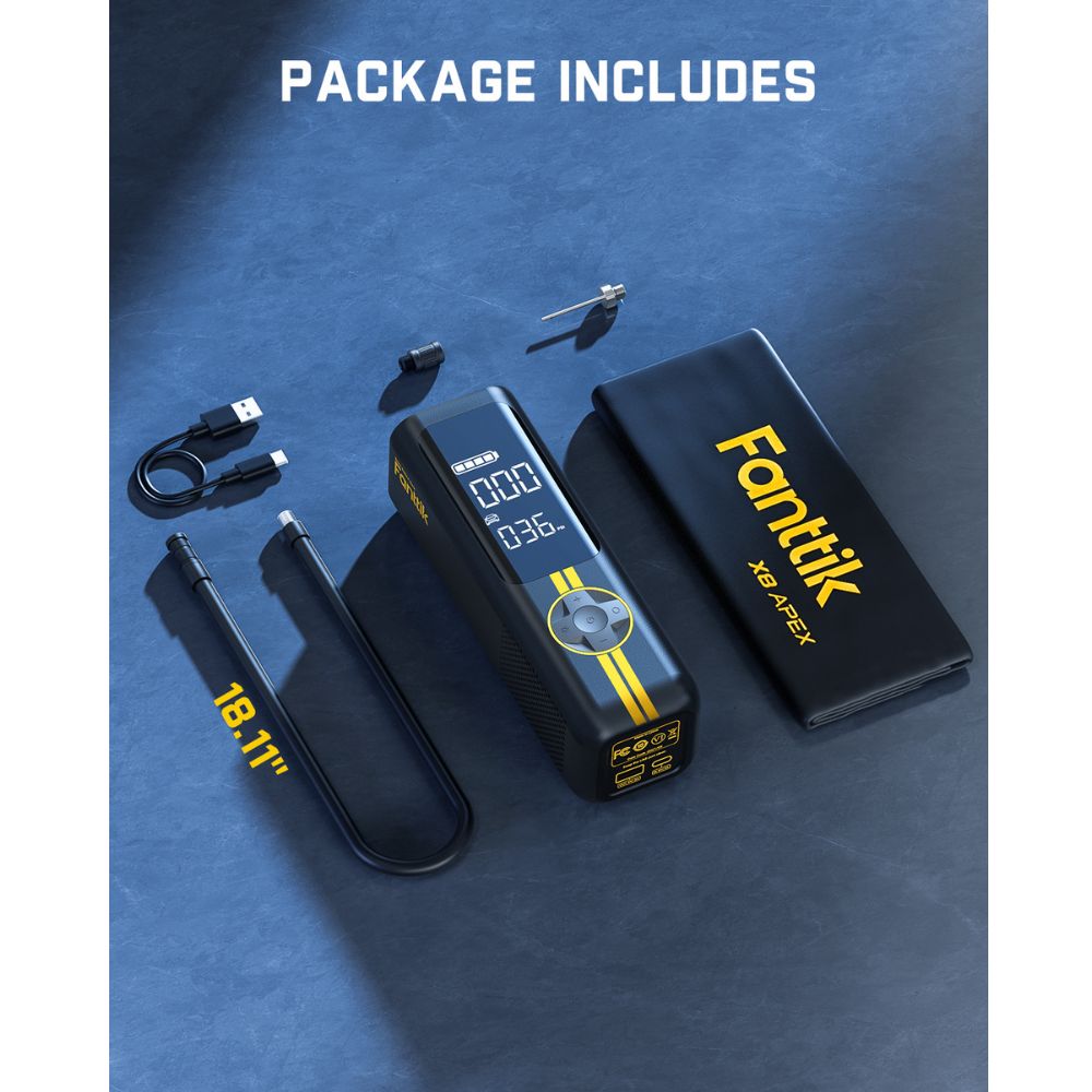 Fanttik X9 Ultra Tire Inflator and X8 APEX™ Tire Inflator