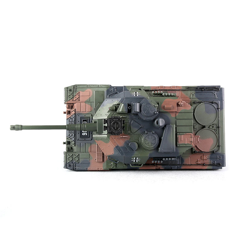 RC Tank German Leopard 2 ZY 822 PRO 1:18 RC Car Metal Track Metal Road Wheels Electric Battle RC Tank Toy