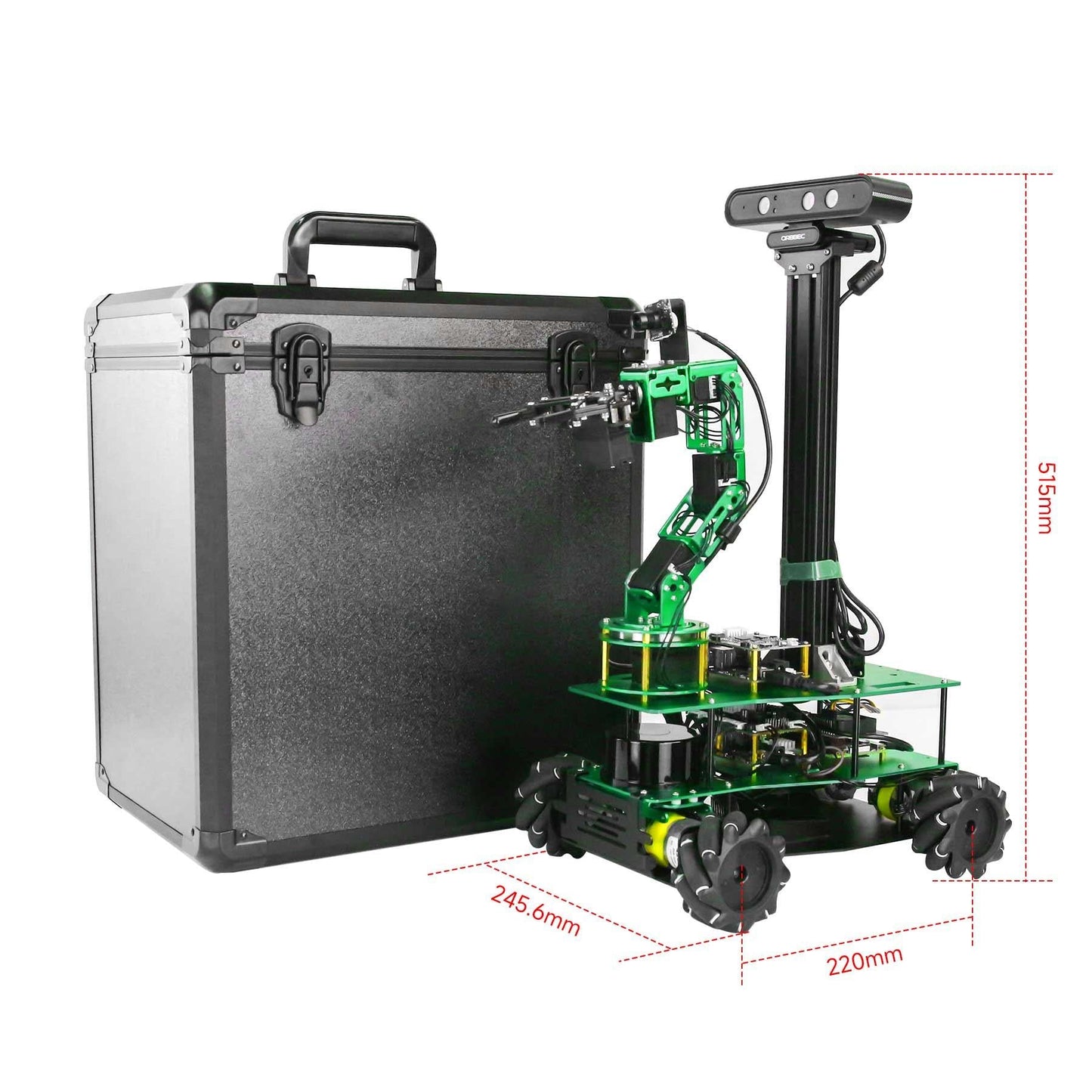 ROSMASTER X3 PLUS ROS STEM Education Python Programming Robot for Jetson NANO 4GB/Orin NX/Orin NANO/RaspberryPi 5B