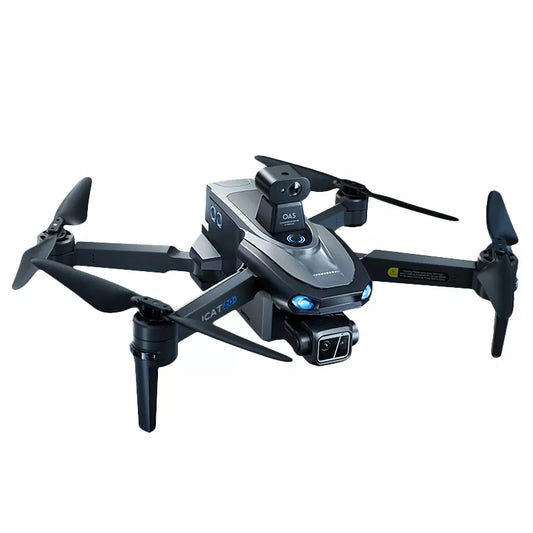 Dron SMRC S840 PRO gris titanio 8K con cámara EIS y cardán de 3 ejes, cuadricóptero GPS 5G con control remoto y evitación de obstáculos inteligente