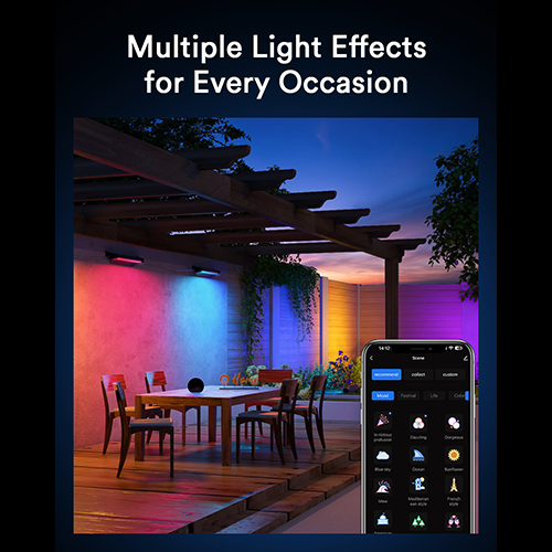 Lumary RGBAI Smart Outdoor Lights Bar (4Pack)