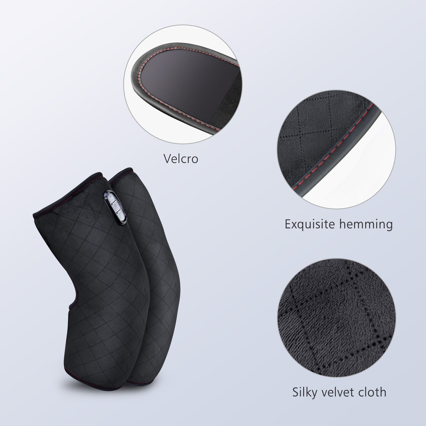 Comfier Knee Massager with Heat, Vibration Heating Pad for Knee, Knee Heating Pad for Relief, Heated Knee Brace Wrap for Stress Relief(Small Size) CF-5701SM