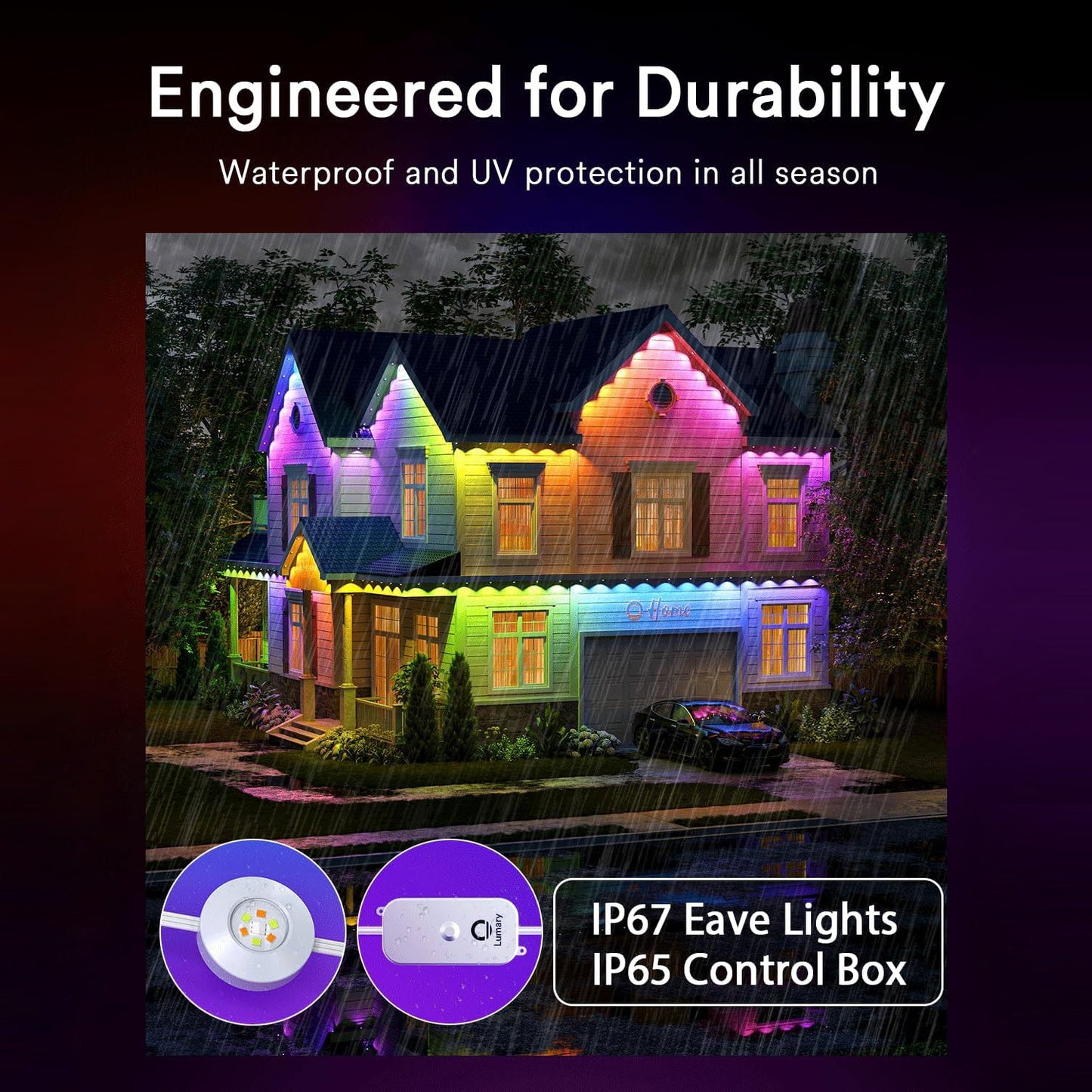 Lumary RGBAI Permanent Outdoor Lights Pro