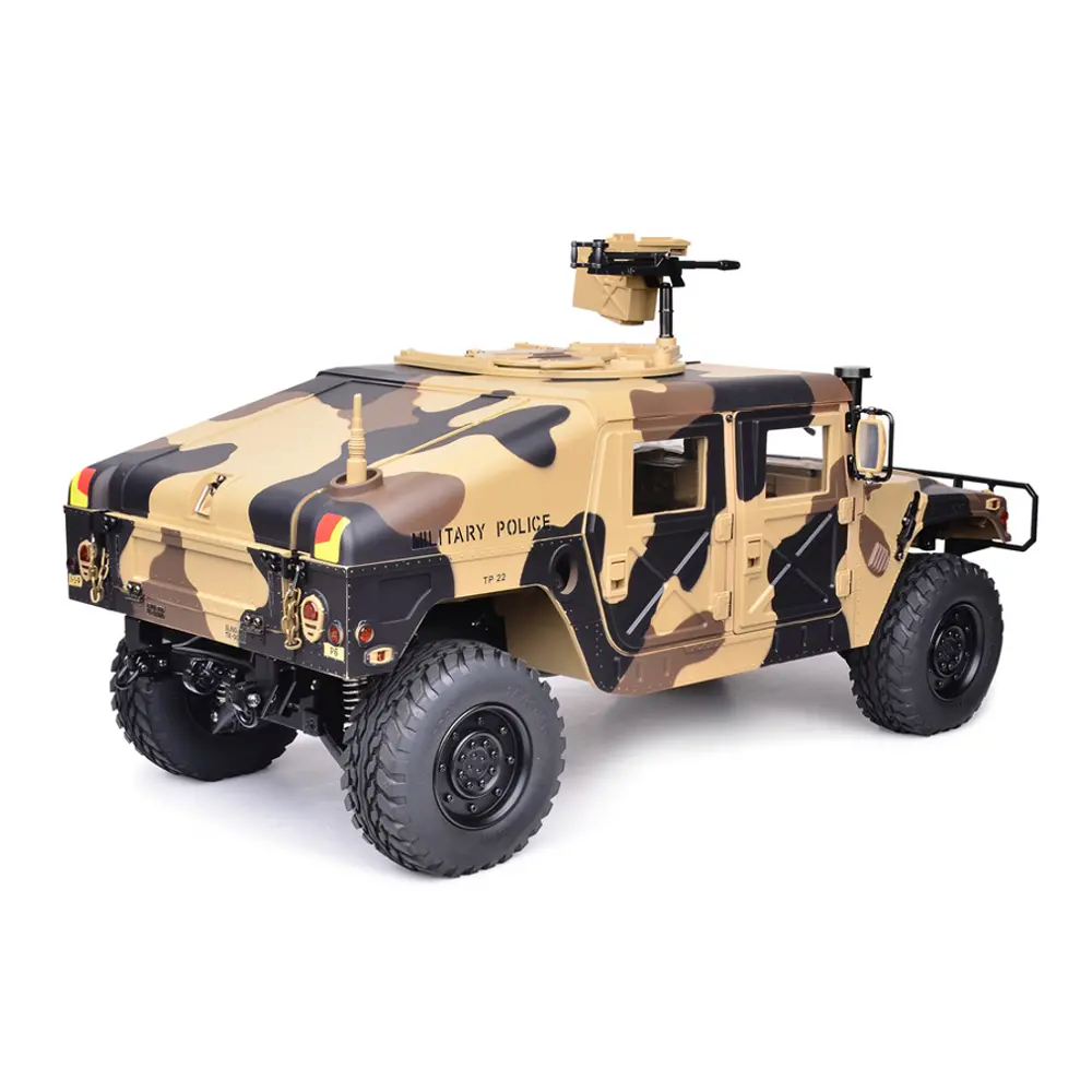 HG P408 4WD RC Car U.S Hummer 1/10 2.4G Military Vehicle Truck Toys Gifts