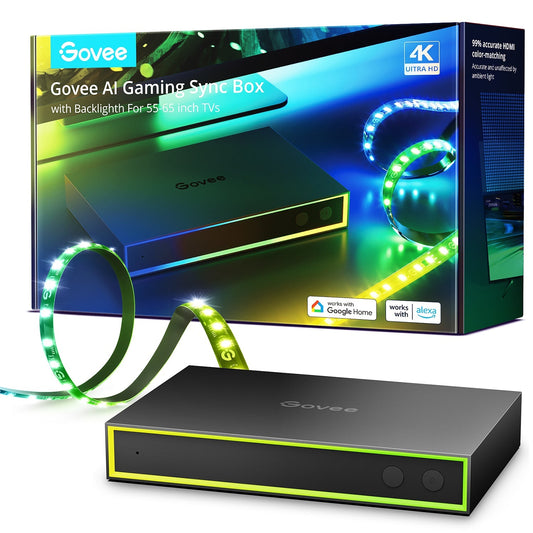 Refurbished Govee AI Gaming Sync Box & Strip Light Kit