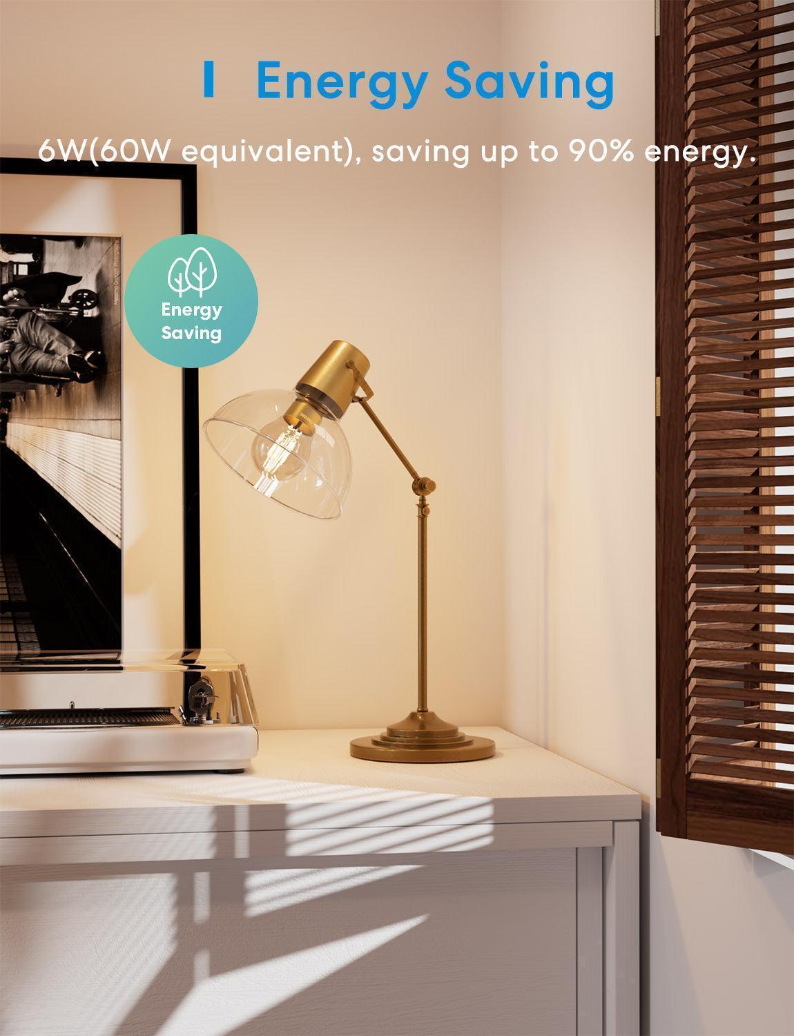 مصباح LED ذكي من Meross، MSL100HK، عبوة من قطعتين (إصدار الاتحاد الأوروبي)