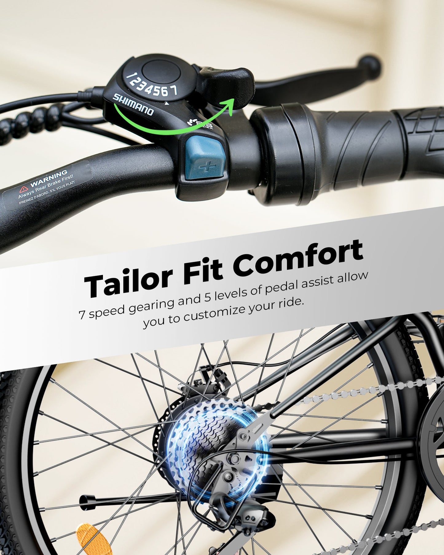 isinwheel M40 Folding Electric Bike with Basket