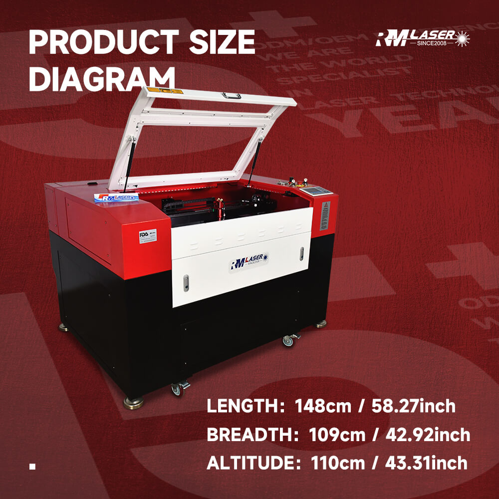 آلة القطع بالليزر CO2 RM960Pro