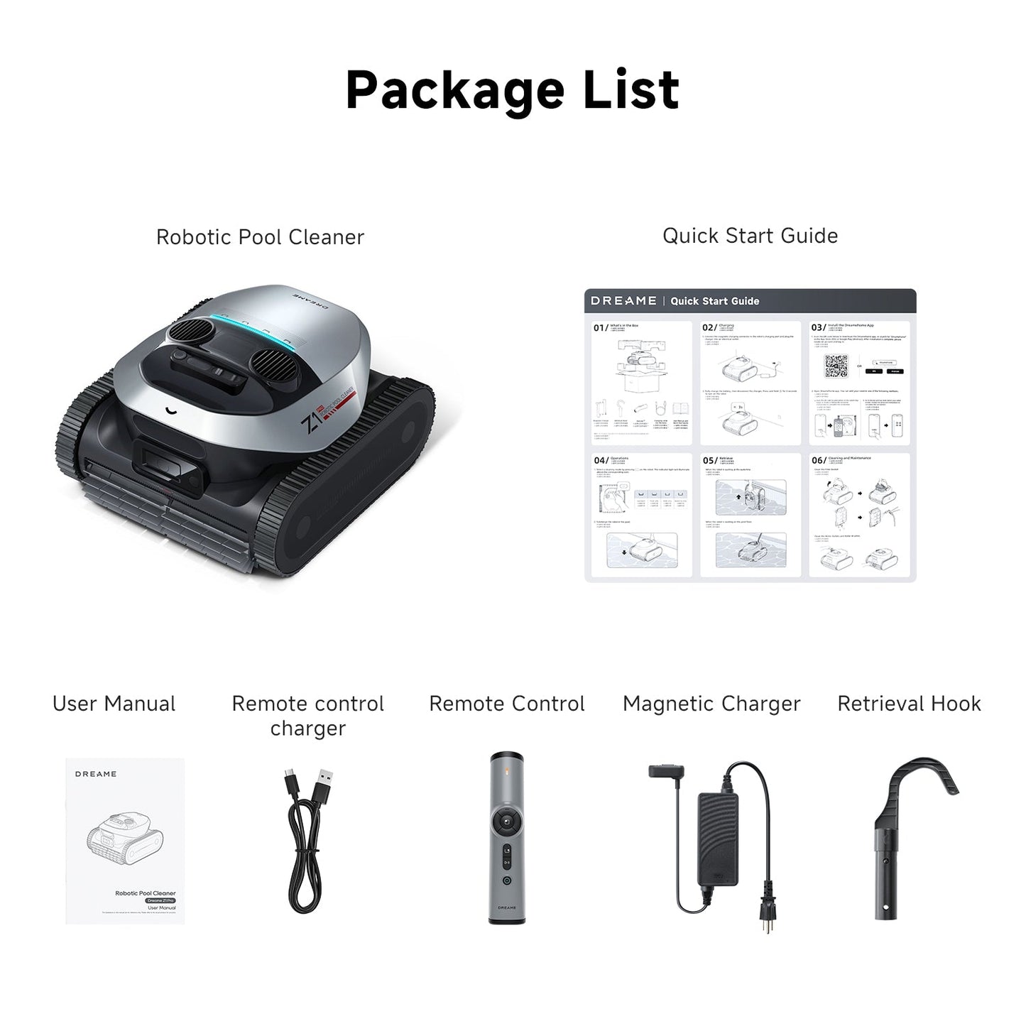 Dream Z1 Pro Robotic Pool Cleaner- Weekly Flash Sale