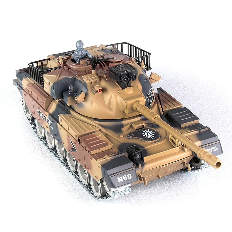 RC Tank US M60W ZY 824 PRO 1:18 RC Car Metal Track Metal Road Wheels Electric Battle RC Tank Toy