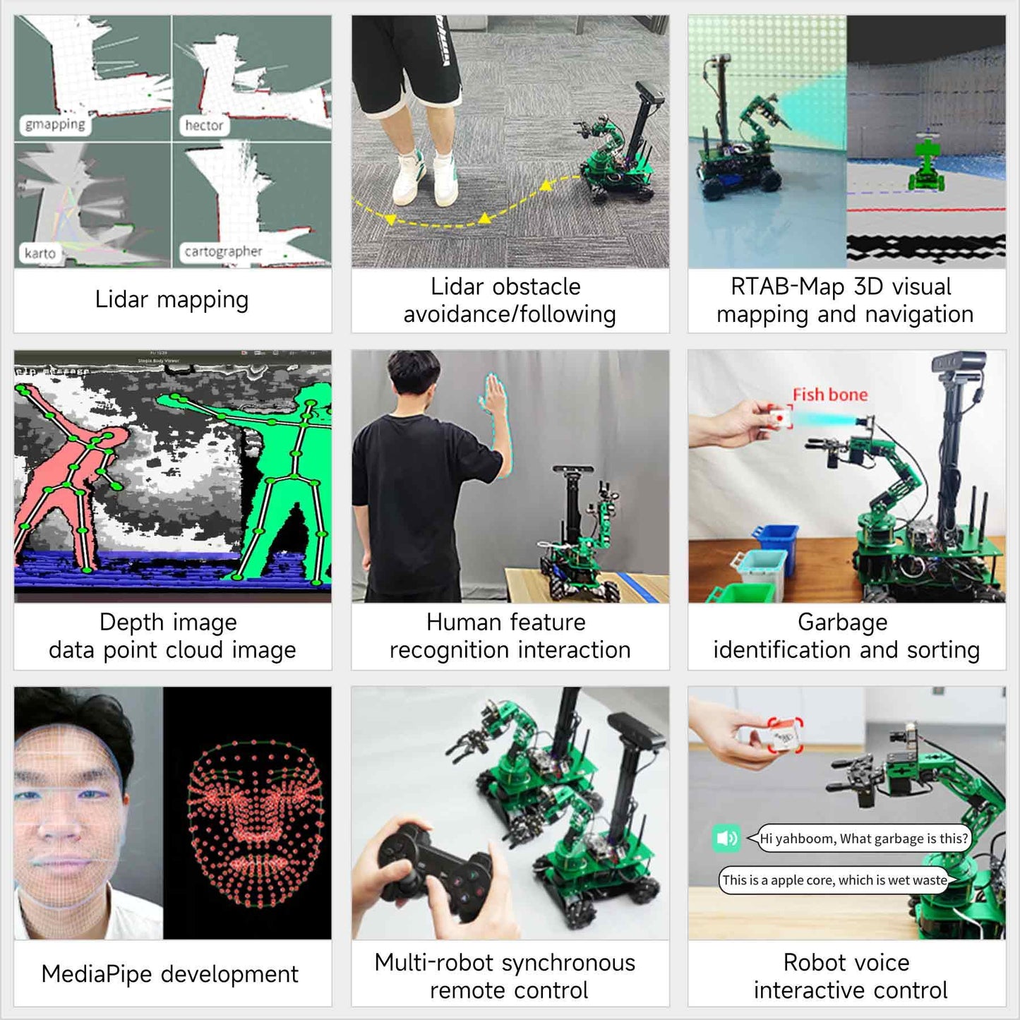 ROSMASTER X3 PLUS ROS STEM Education Python Programming Robot for Jetson NANO 4GB/Orin NX/Orin NANO/RaspberryPi 5B
