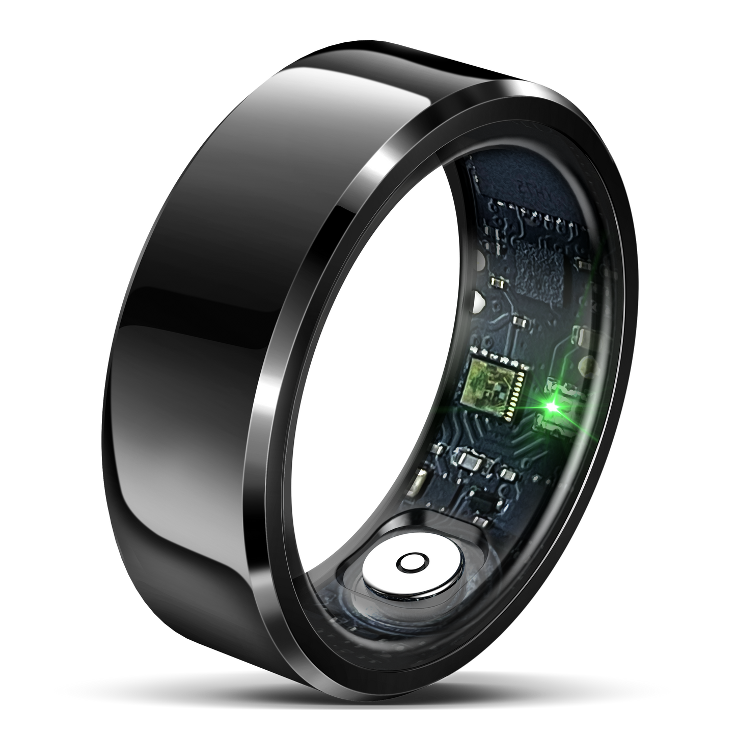 R6 Smart Ring Heart Rate Monitor Blood Pressure Ring Sleep Tracker Health Ring Pedometer Step Counter Calories Waterproof Fitness Rings for Women Men