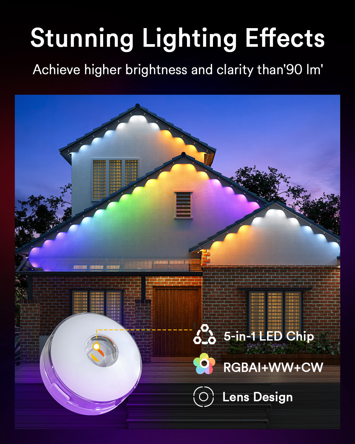 Lumary RGBAI Permanent Outdoor Lights