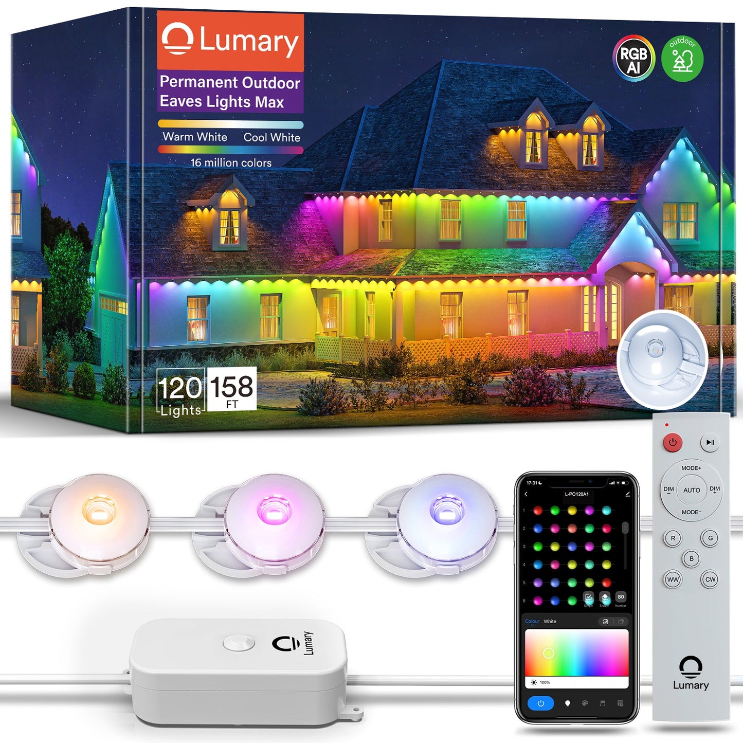 Lumary Permanent Outdoor Lights Max
