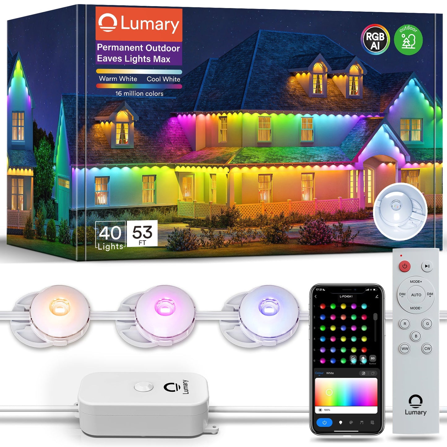 Lumary Permanent Outdoor Lights Max