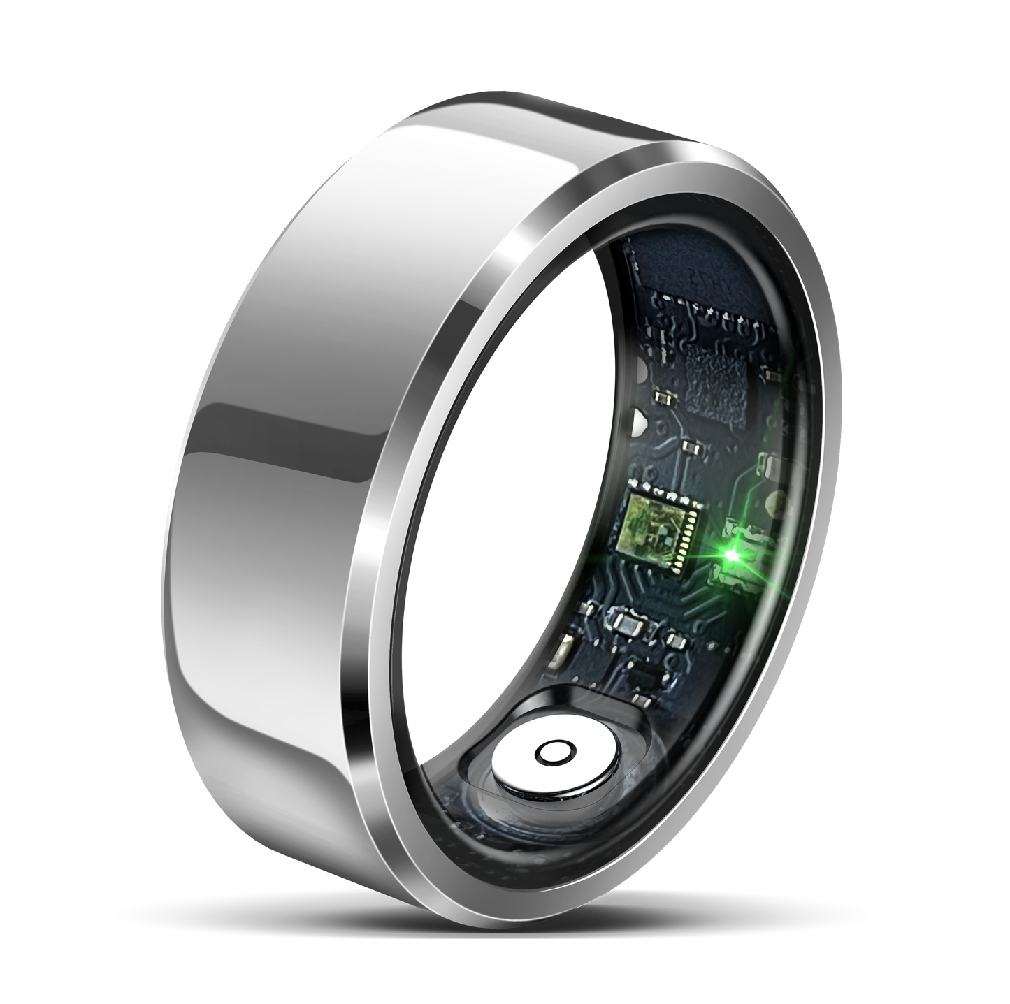R6 Smart Ring Heart Rate Monitor Blood Pressure Ring Sleep Tracker Health Ring Pedometer Step Counter Calories Waterproof Fitness Rings for Women Men