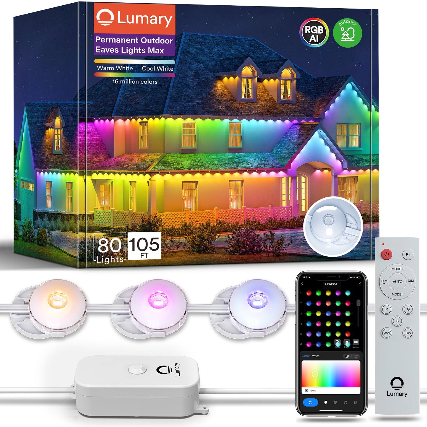 Lumary Permanent Outdoor Lights Max