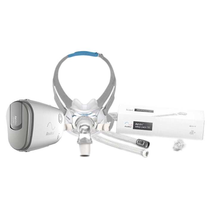 AirMini Travel CPAP Machine with AirFit F30 CPAP Mask Bundle