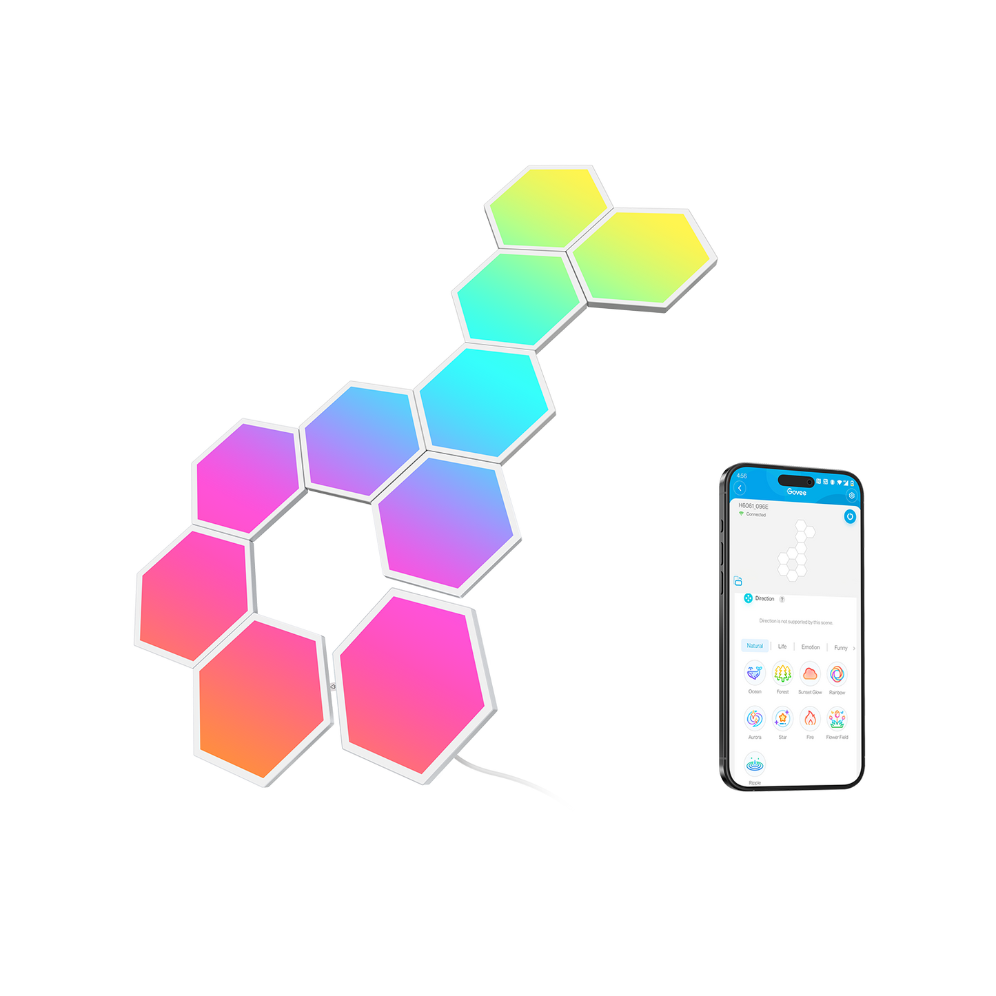 Refurbished Govee Glide Hexa Light Panels