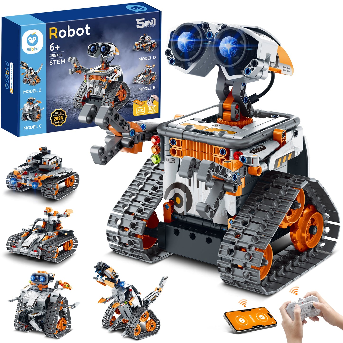 Sillbird STEM ecoEbot Toy B898 (5-IN-1)