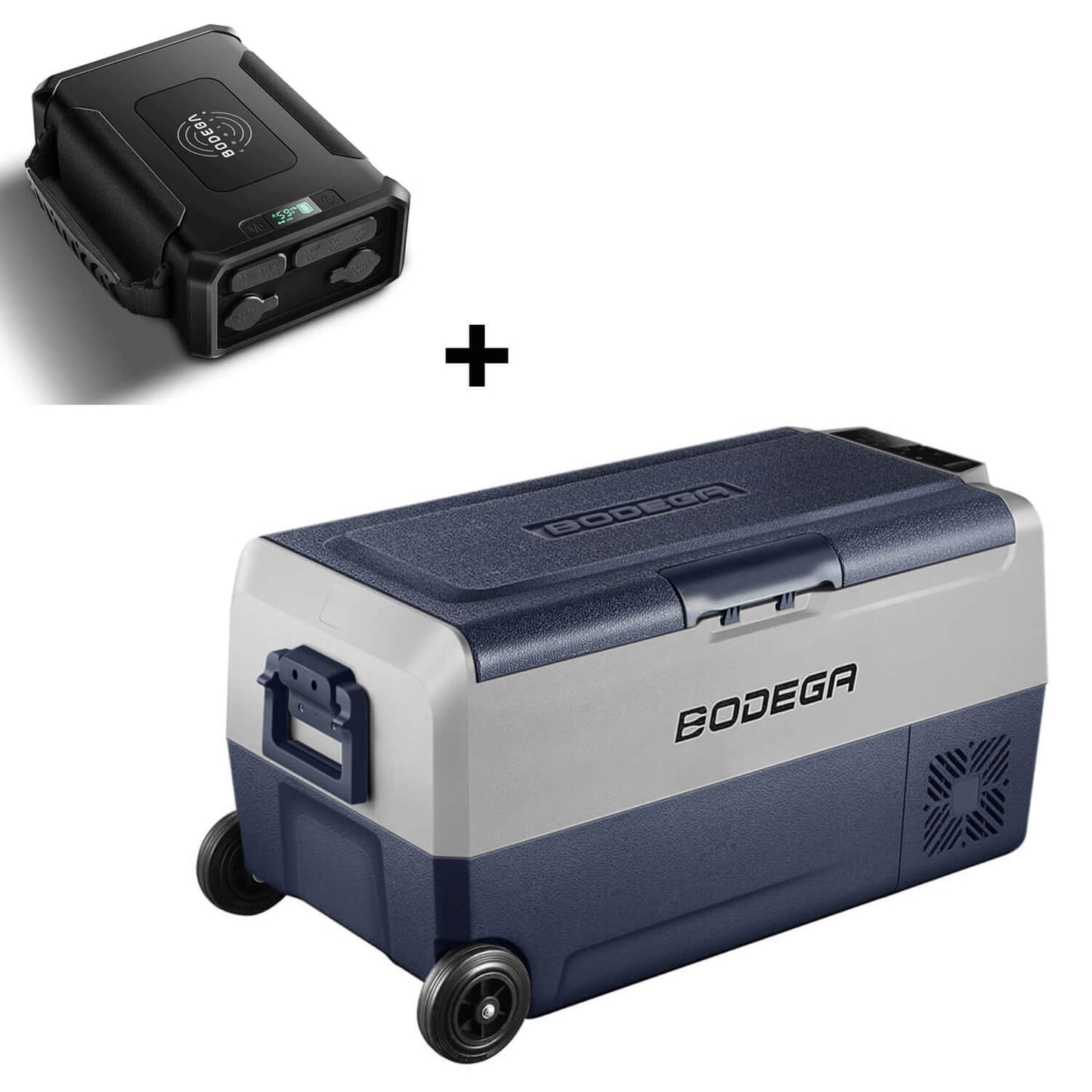 BODEGAcooler 38qt/36L Dual Zone 12V Portable Car Fridge T36