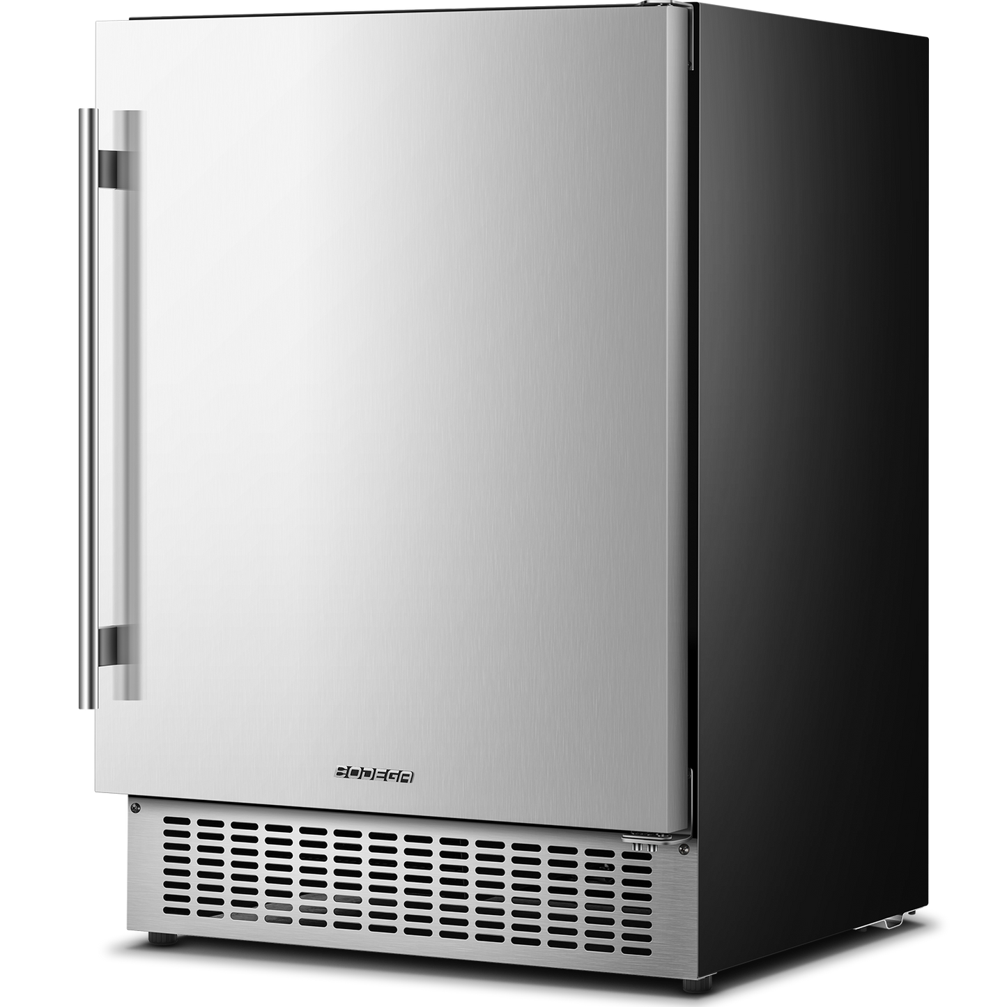 BODEGAcooler 24" Beverage Fridge in Stainless Steel 180 Can Outdoor Fridge