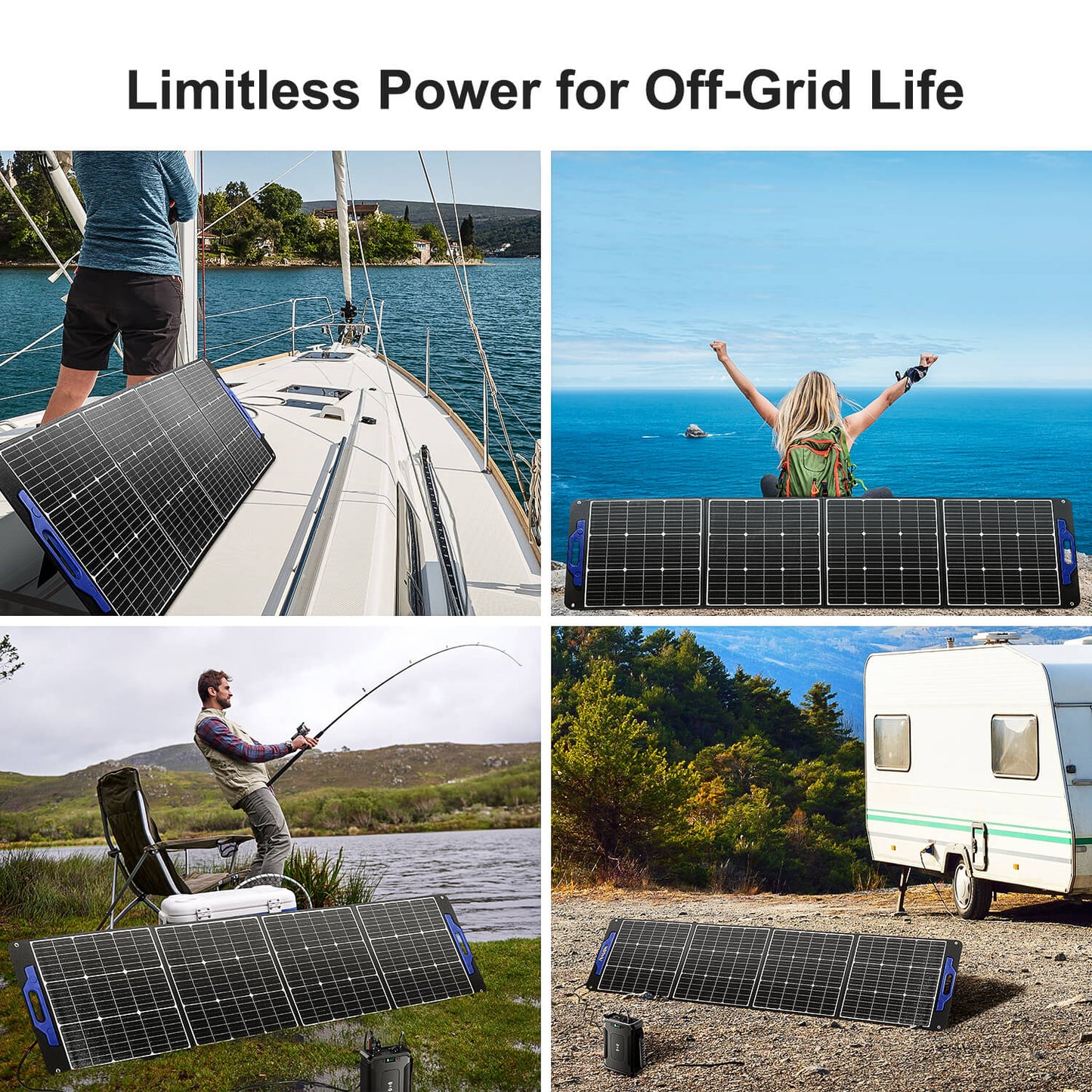 BODEGAcooler 200W Portable Solar Panel Eco-Friendly Source