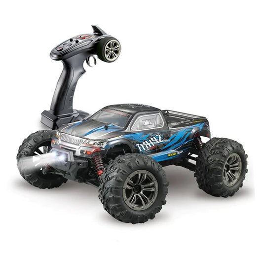 Coche RC XLH Q90/9135 1:16 2.4G 4WD 52 km/h Motor sin escobillas de alta velocidad Coche RC todoterreno Luz LED RTR