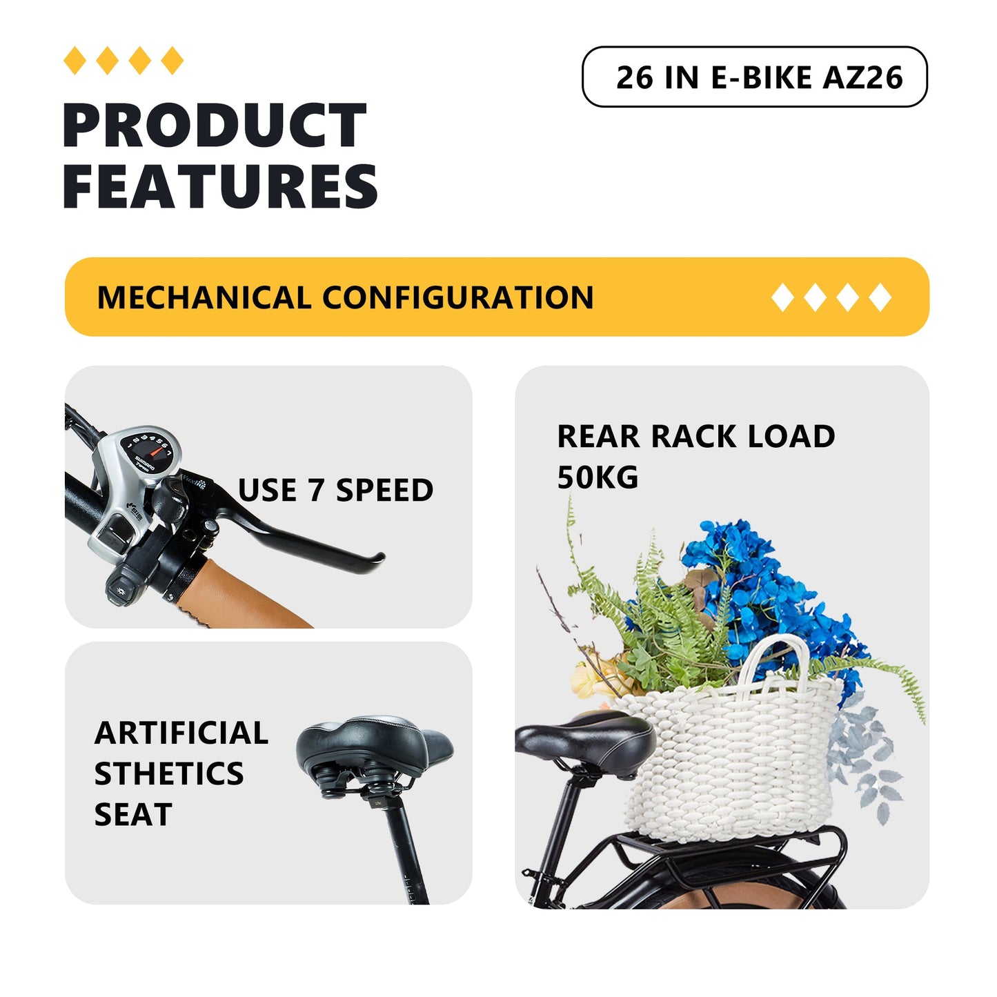 CEAYA Electric Bike AZ26