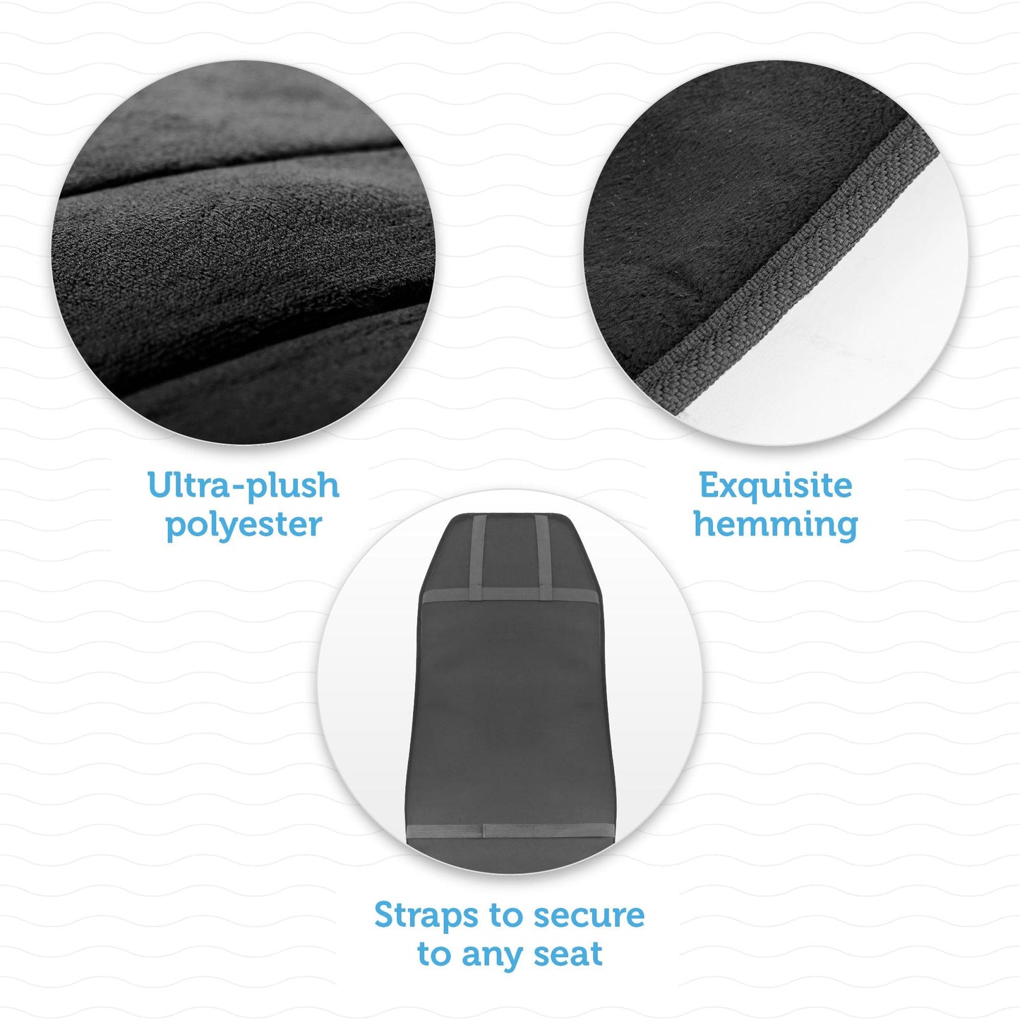 Comfier Vibration Back Massage Cushion with Heat, Massage Pad for Home or Office Chair CF-2206