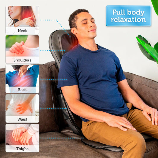 Neck & Back Massager with Air Compress & Shiatsu CF-2309A-CA