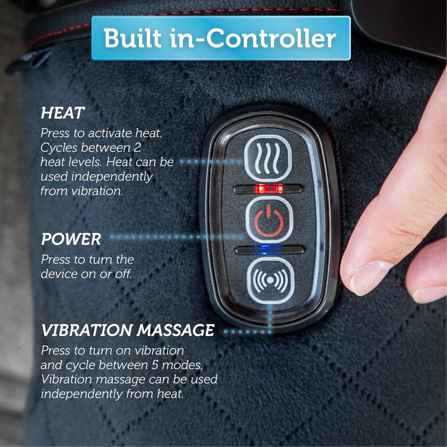 Comfier Heated Knee Massager with Heating Pad for Knee Pain Relief, Knee Warmers Wrap, FSA or HSA Eligible, Heated Knee Pad for Men Women Elders CF-5701
