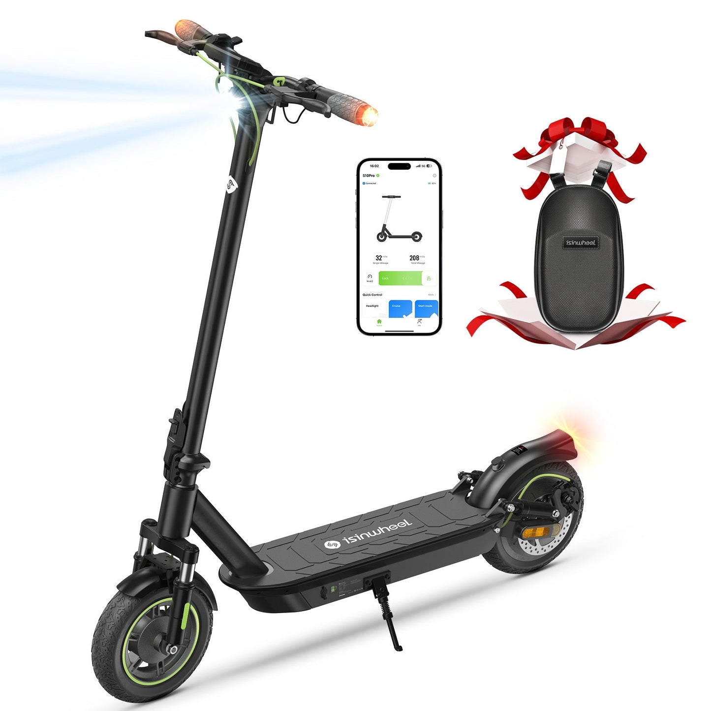 isinwheel S10Pro Commuting Electric Scooter 800W