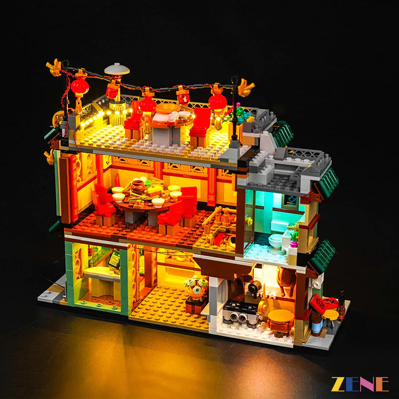Kit de iluminación para la celebración de la reunión familiar LEGO n.° 80113