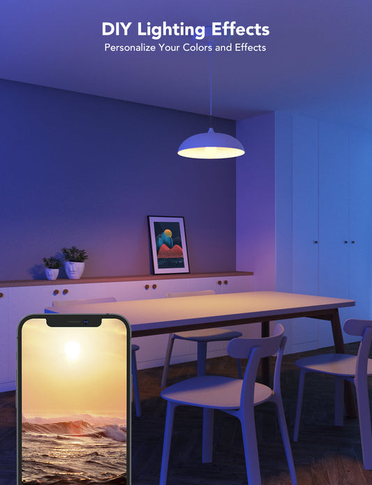 Refurbished Govee Smart RGBWW Light Bulbs 1200 Lumens
