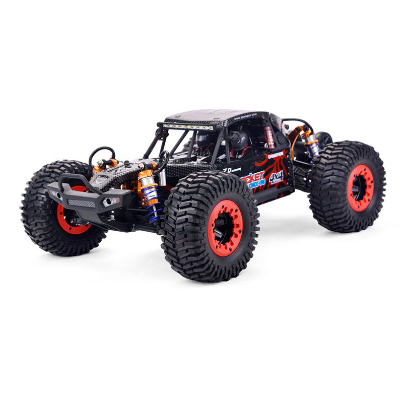 ZD Racing DBX 10 1/10 4WD 2.4G Camión de desierto sin escobillas de alta velocidad 80 km/h Coche todoterreno RC de juguete