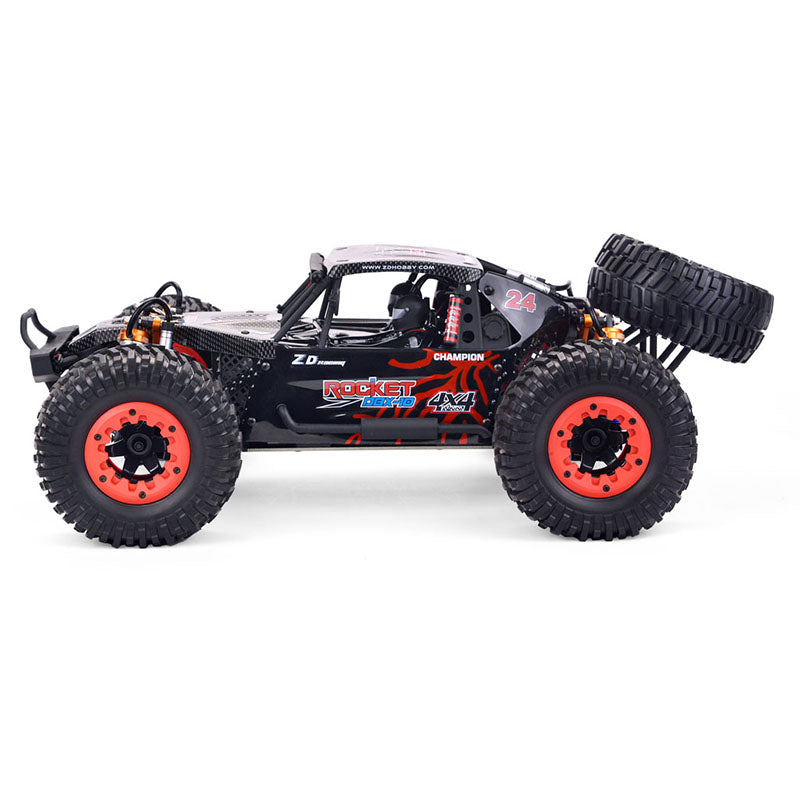 ZD Racing DBX 10 1/10 4WD 2.4G Camión de desierto sin escobillas de alta velocidad 80 km/h Coche todoterreno RC de juguete
