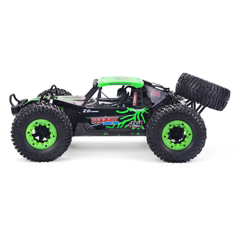 ZD Racing DBX 10 1/10 4WD 2.4G Camión de desierto sin escobillas de alta velocidad 80 km/h Coche todoterreno RC de juguete