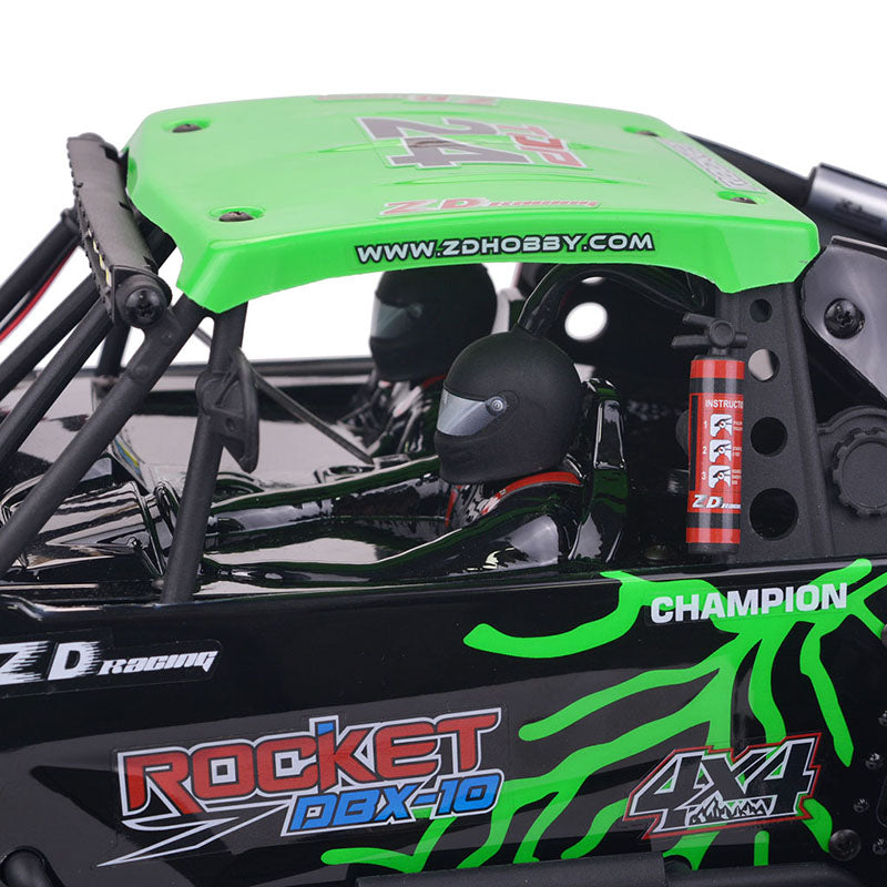 ZD Racing DBX 10 1/10 4WD 2.4G Camión de desierto sin escobillas de alta velocidad 80 km/h Coche todoterreno RC de juguete