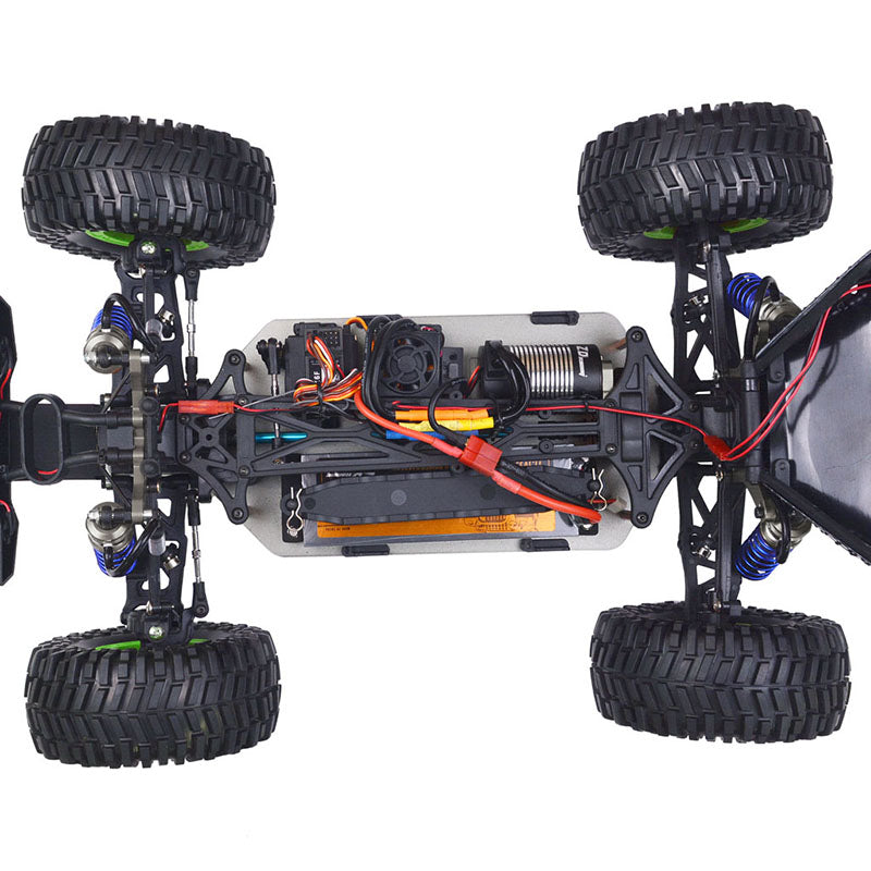 ZD Racing DBX 10 1/10 4WD 2.4G Camión de desierto sin escobillas de alta velocidad 80 km/h Coche todoterreno RC de juguete