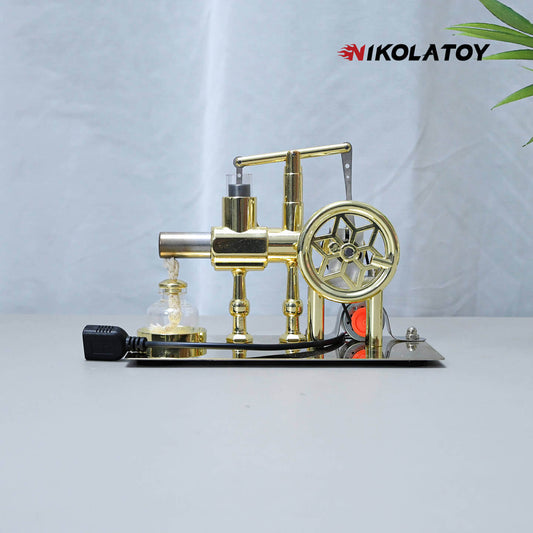 Stirling Engine Model - Power Generation+LED Light