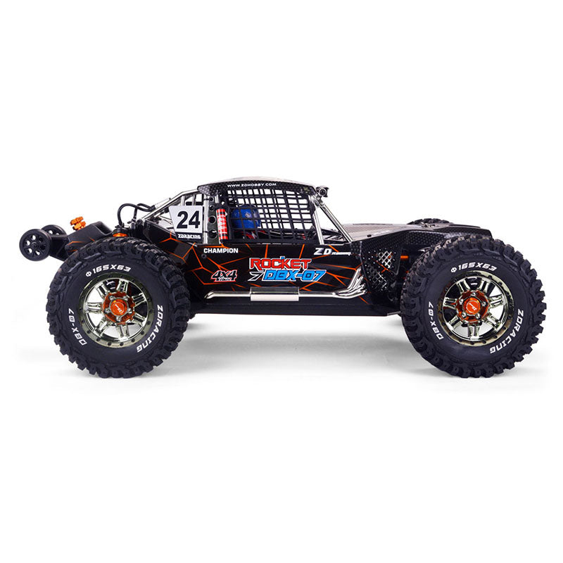 ZD Racing DBX 07 1/7 4WD 80km/h Brushless RC Car 6S Desert Monster Off-Road Truck RTR/KIT Frame RC Racing