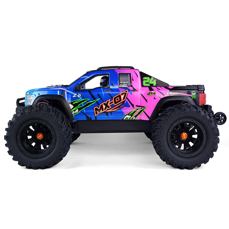 ZD Racing MX 07 1/7 4WD RC Car 8S Brushless Monster Truck Buggy Off-Road High-speed 80km/h RC Racing