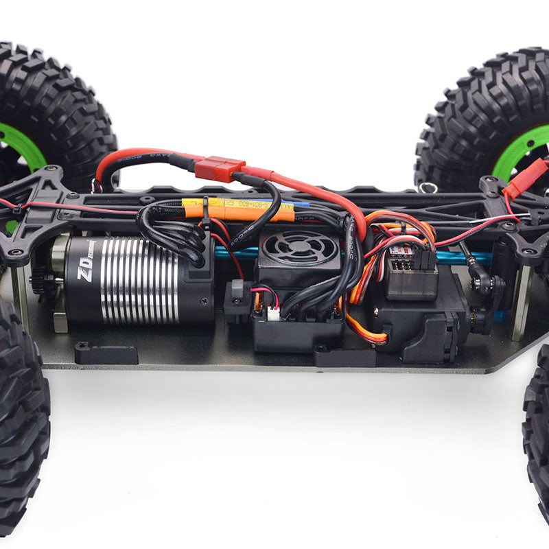 ZD Racing DBX 10 1/10 4WD 2.4G Camión de desierto sin escobillas de alta velocidad 80 km/h Coche todoterreno RC de juguete
