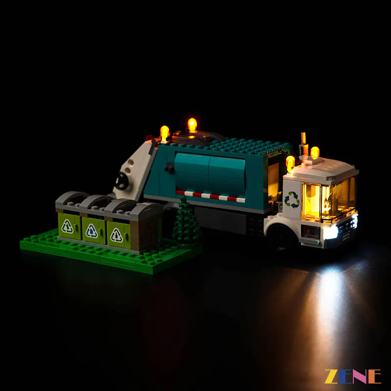 Kit de iluminación para el camión de reciclaje LEGO n.° 60386