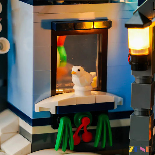 Kit de iluminación para LEGO Winter Village Visita de Santa Claus n.° 10293